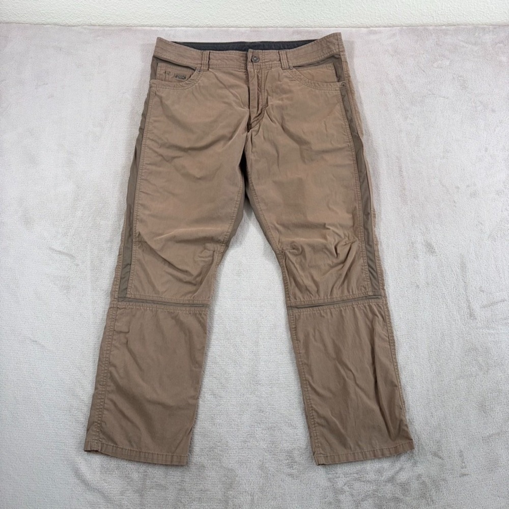 Kuhl Hiking Climbing Stretch Outdoor Trail Radikl Pants in Brown Men 36x29